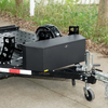 VEVOR Caja de herramientas para remolque con cerradura y llaves para plataforma de camioneta remolque RV 36" x 12" x 12"