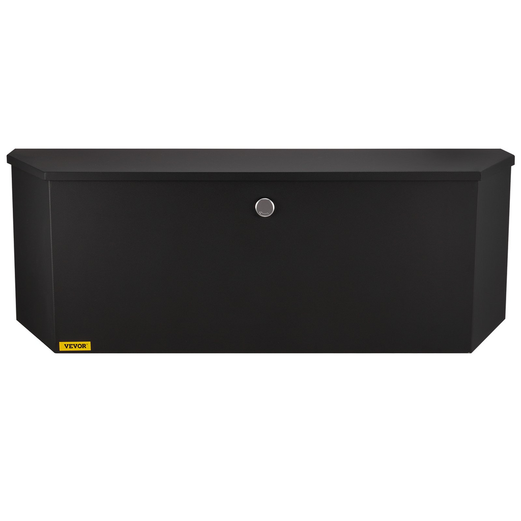 VEVOR Caja de herramientas para remolque con cerradura y llaves para plataforma de camioneta remolque RV 36" x 12" x 12"