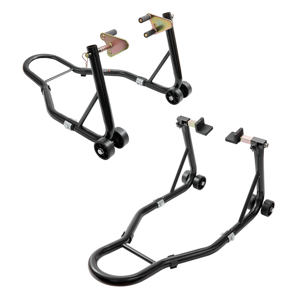 Soporte elevador para motocicleta 850 lb combinado delantero y trasero de horquilla