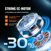 Kit de ventilador de escape para sistema de climatización VEVOR de 6 pulgadas con control de velocidad variable EC