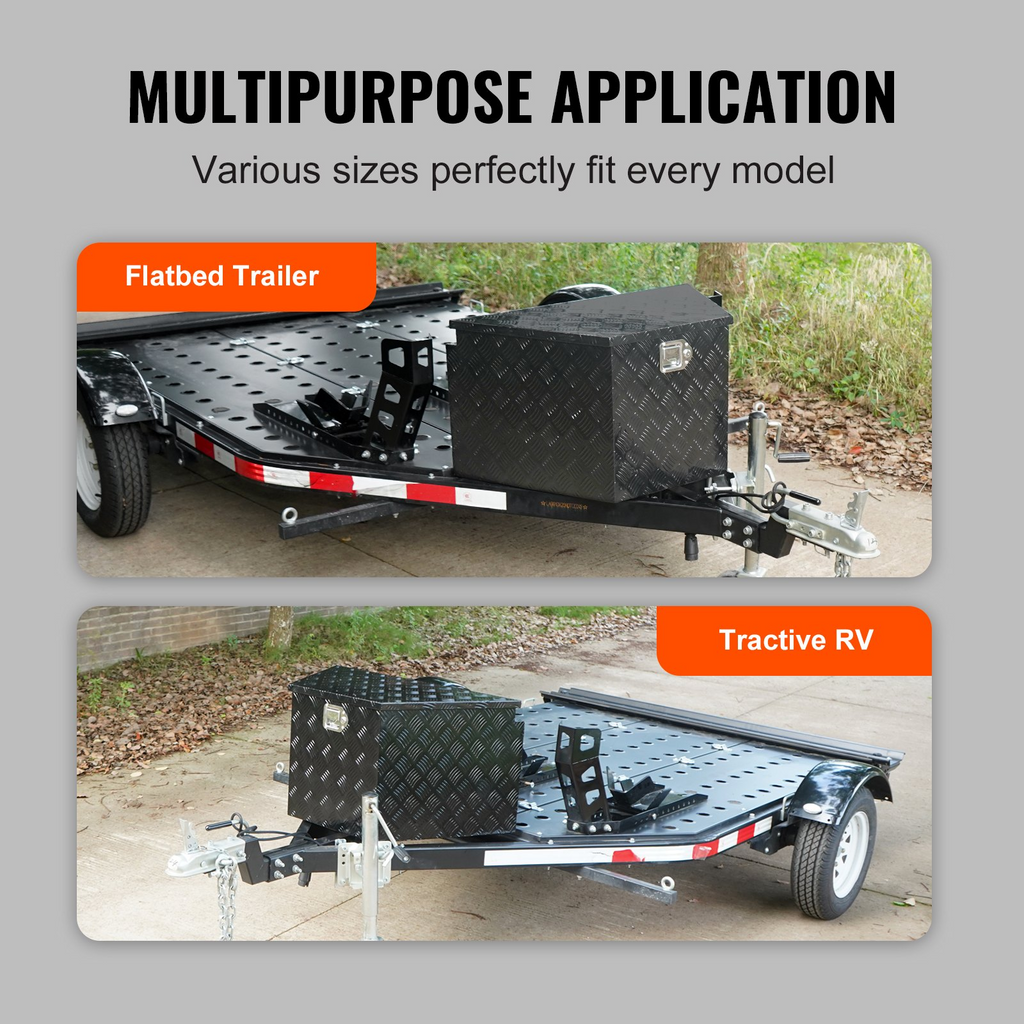 VEVOR Caja de lengüeta para remolque 39 "x 16.5" x 12 "