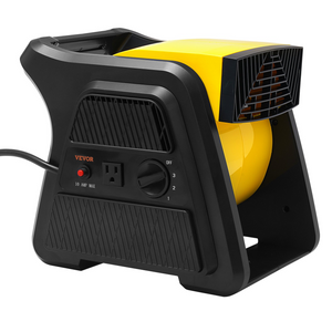 Ventilador giratorio VEVOR de alta velocidad 600 CFM para secar enfriar ventilar y extraer con ángulo de soplado de 300°