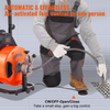 Máquina de limpieza de desagües VEVOR de 23 MTS x 1/2 pulgada, máquina desatascadora de alcantarillado con alimentación automática, limpiador de barrena de desagüe con 4 cortadores e interruptor de pie activado por aire