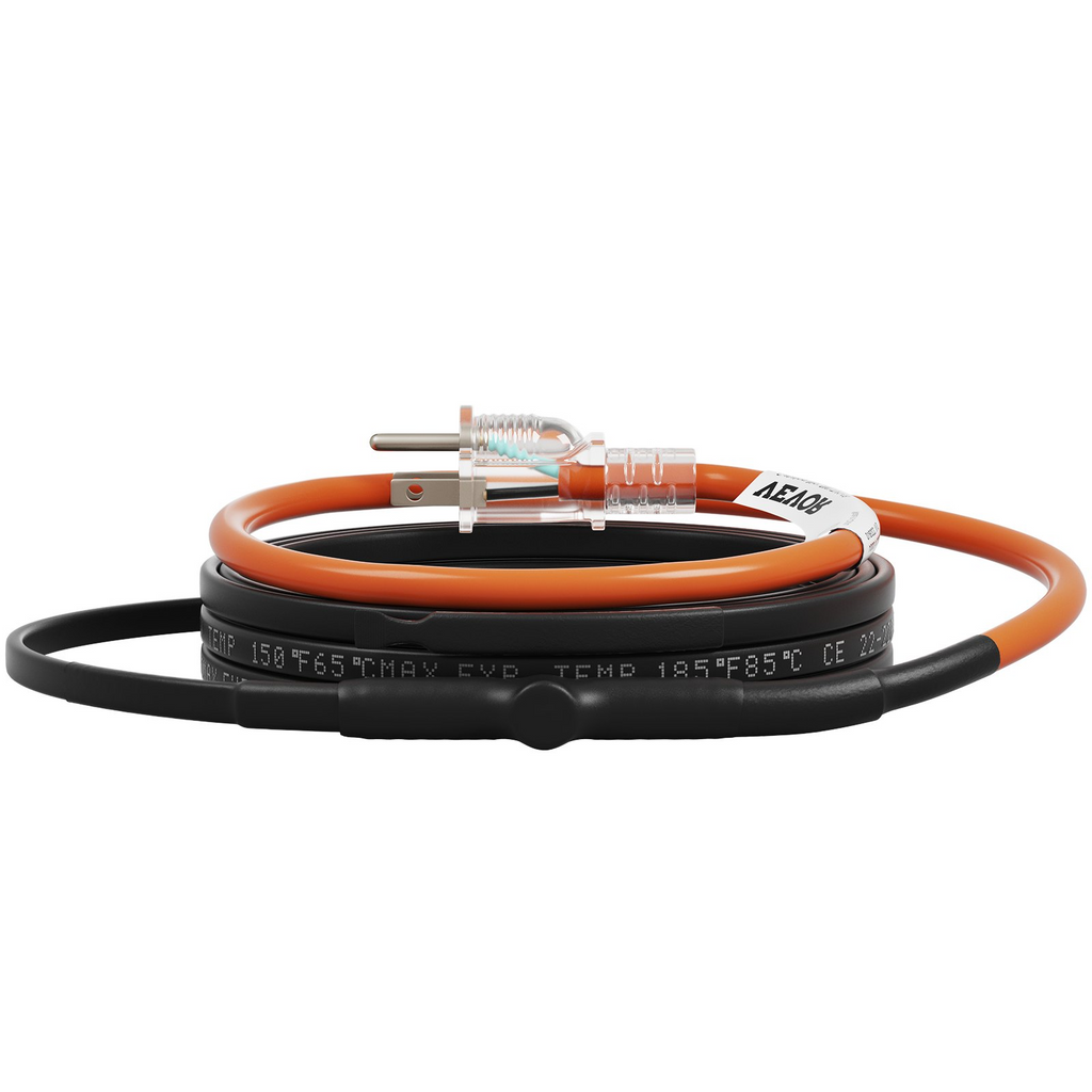 Cable calefactor autorregulable VEVOR de 5,5 m y 5 W/pie  120 V