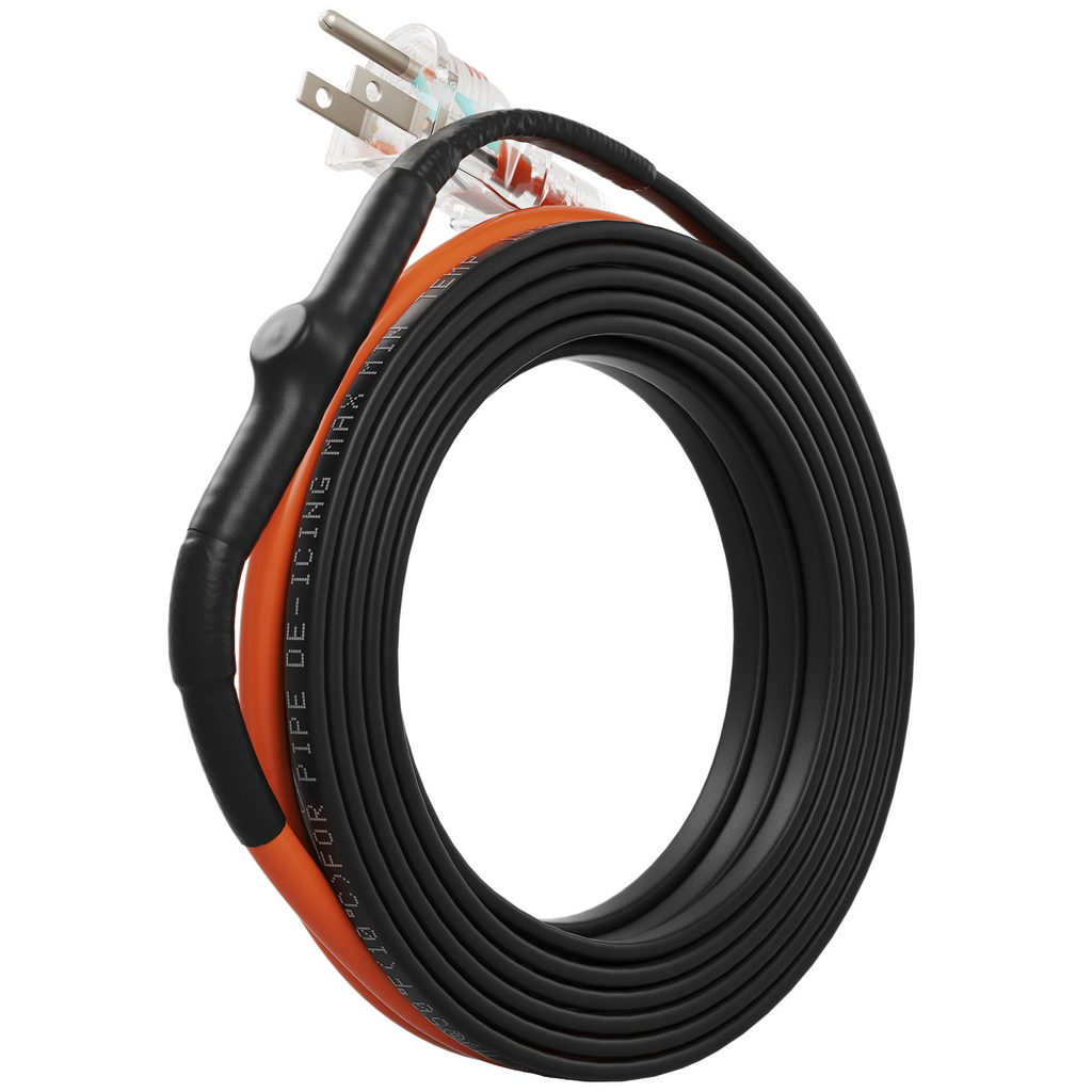 Cable calefactor autorregulable VEVOR de 5,5 m y 5 W/pie  120 V