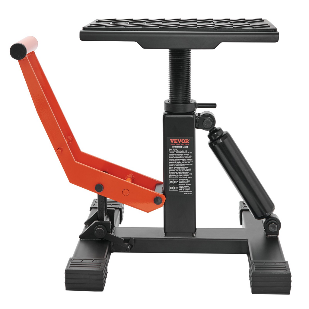 VEVOR - Soporte elevador para moto de cross con capacidad de 440 lb y funcionamiento hidráulico