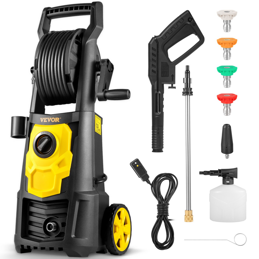 Hidrolavadora eléctrica VEVOR 2000 PSI máx 1,76 GPM