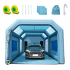 Cabina de pintura inflable VEVOR 28 x 16 x 11 pies  750 W + 950 W