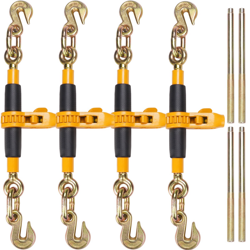 Tensor de cadena con trinquete de 3/8" a 1/2" límite de carga seguro de 12 000 lb