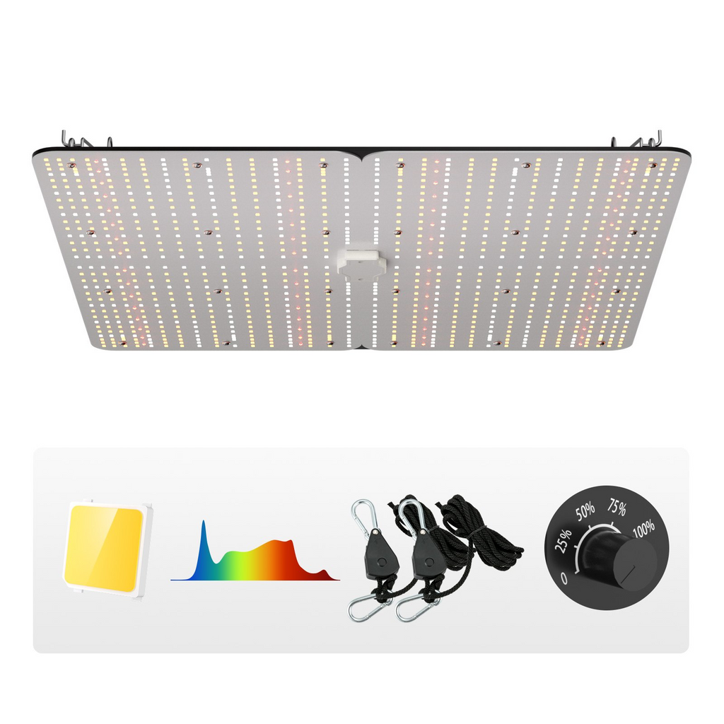 Lámpara de cultivo de diodos Samsung 281B de alto rendimiento para plantas de interior de 4x4/5x5 pies