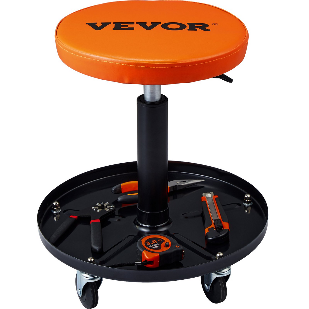 Taburete con asiento rodante ajustable para mecánico VEVOR