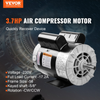 Motor de compresor de aire VEVOR de 3,7 HP 230 V y 17,2 amperios 3450 RPM marco de 56 eje con chaveta de 5/8" longitud de eje de 1,88"