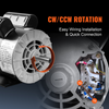 Motor de compresor de aire VEVOR de 3,7 HP 230 V y 17,2 amperios 3450 RPM marco de 56 eje con chaveta de 5/8" longitud de eje de 1,88"