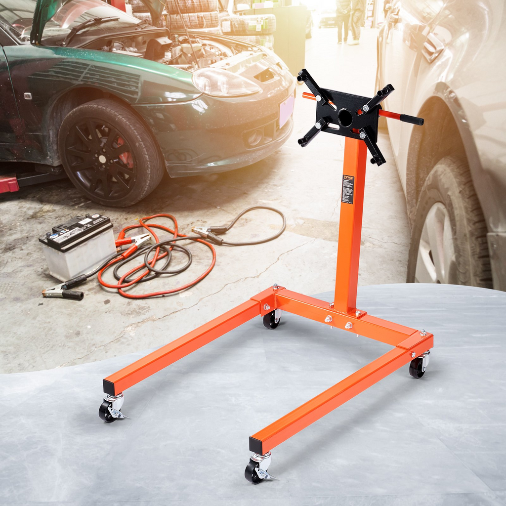 Soporte para motor VEVOR 1300 lb (3/5 toneladas) giratorio para motor con cabezal ajustable de 360 grados