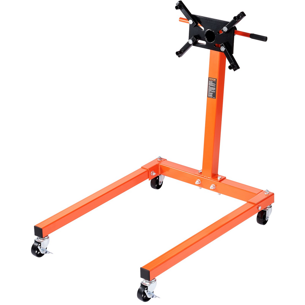 Soporte para motor VEVOR 1300 lb (3/5 toneladas) giratorio para motor con cabezal ajustable de 360 grados