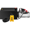 Bomba hidráulica VEVOR, unidad de potencia hidráulica de 10 cuartos, bomba hidráulica de acción simple, bomba hidráulica de 12 V CC (depósito de acero, acción simple, 3200 PSI)