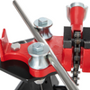 Tornillo de banco con cadena para tubos capacidad de 1/8" a 5" longitud de 36,4" patas de acero plegables portátiles