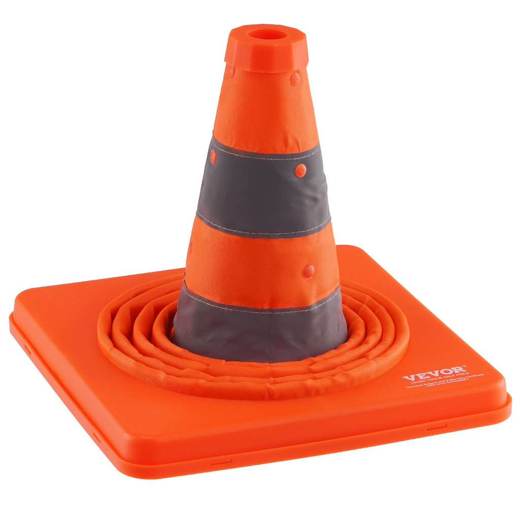 Conos de seguridad VEVOR paquete de 4 de 18 pulgadas