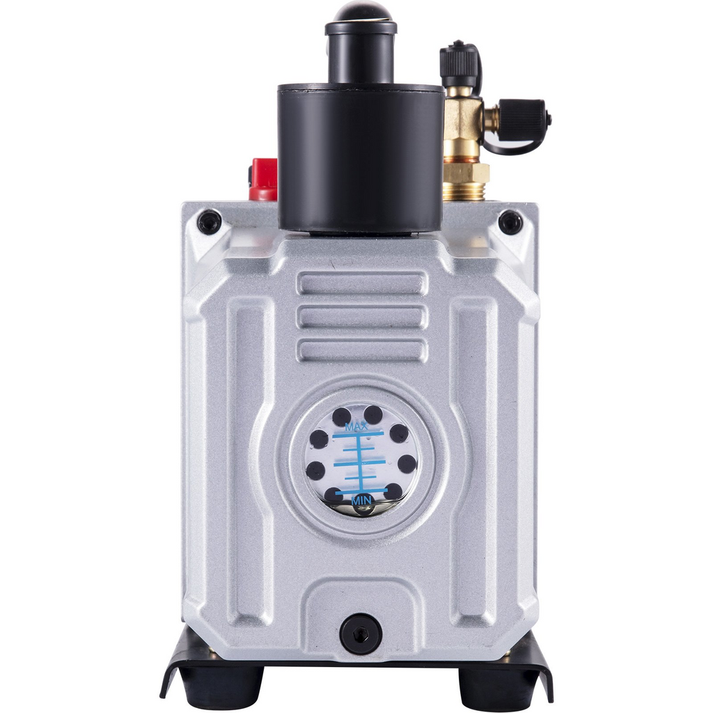 Bomba de vacío VEVOR 12CFM 1 HP Bomba de vacío de aire acondicionado de una etapa 110 V 5 PA Herramienta de aire HVAC de refrigerante JH2