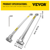 VEVOR - Juego de barras transversales para portaequipajes de techo