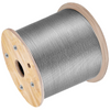 Cable de acero inoxidable VEVOR T316 1/8'' x 1000 pies cable de acero 1x19 hebras resistencia a la rotura de 2100 libras