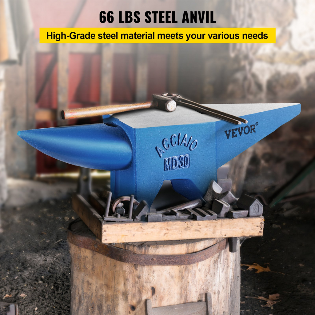 Yunque de acero de alta resistencia VEVOR Pro Horn 30 kg/66,1 lb