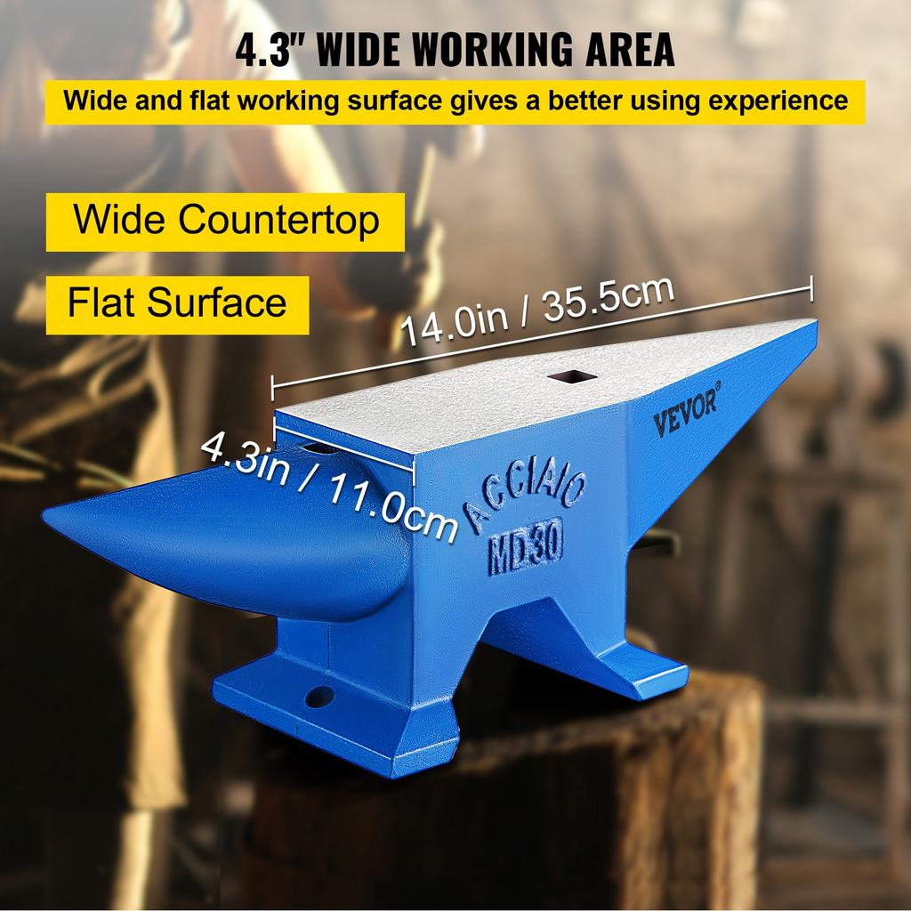 Yunque de acero de alta resistencia VEVOR Pro Horn 30 kg/66,1 lb
