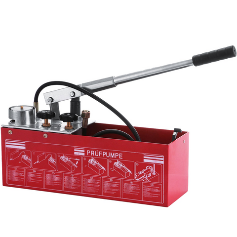 Bomba de prueba de presión hidráulica VEVOR de 50 bar 726 PSI 3,2 galones 45 ml 1/2