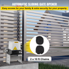 Abridor de puerta corrediza VEVOR AC1400 3100LBS con 2 controles remotos