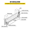 Abridor de puerta corrediza VEVOR AC1400 3100LBS con 2 controles remotos