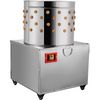 Desplumadora de pollos de acero inoxidable VEVOR de 20 pulgadas de diámetro 1500 W 275 R/min