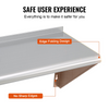 Estantería flotante de acero inoxidable VEVOR de 18" x 72" capacidad de carga de 500 lb