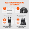 Kit de 30 hojas para herramientas múltiples  8 tipos de hojas para herramientas oscilantes de madera metal y plástico