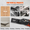 Kit de 30 hojas para herramientas múltiples  8 tipos de hojas para herramientas oscilantes de madera metal y plástico