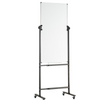 Pizarra blanca magnética rodante VEVOR, pizarra blanca móvil de doble cara de 24 x 48 pulgadas, tablero de borrado en seco de altura ajustable con ruedas.