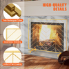Pantalla para chimenea VEVOR de un solo panel
