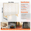 Pantalla para chimenea VEVOR de un solo panel