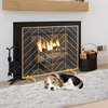 Pantalla para chimenea VEVOR de un solo panel