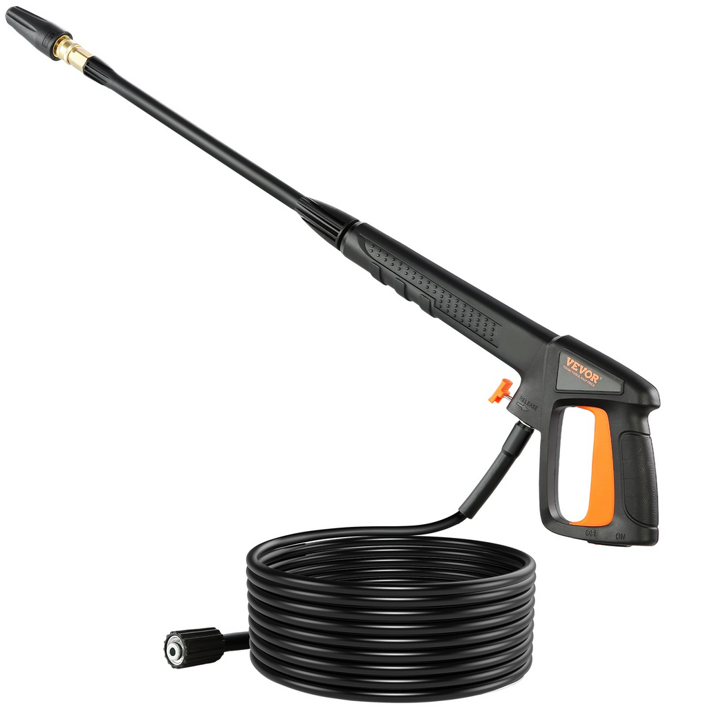 Hidrolavadora eléctrica VEVOR 2150 PSI 1,85 GPM manguera de 20 pies cable de 35 pies