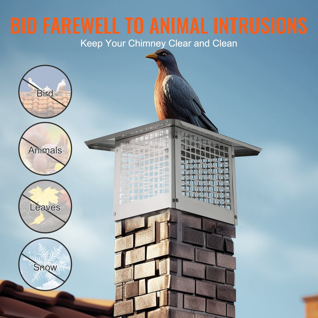 Tapa de chimenea VEVOR 12 x 12 pulgadas