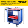 Carro de herramientas VEVOR con portaherramientas cónico de 40 mm  (BT40 con capacidad de 35)