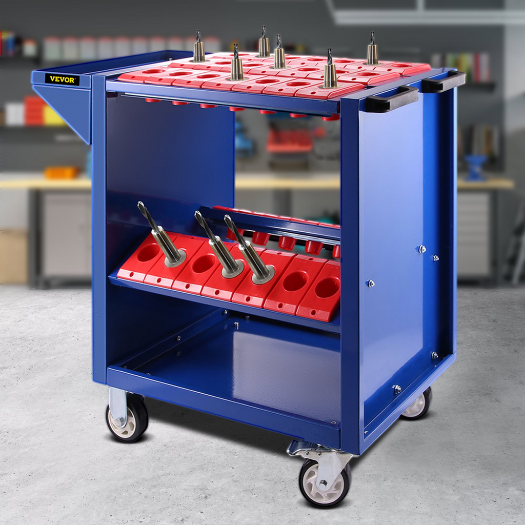 Carro de herramientas VEVOR con portaherramientas cónico de 40 mm  (BT40 con capacidad de 35)