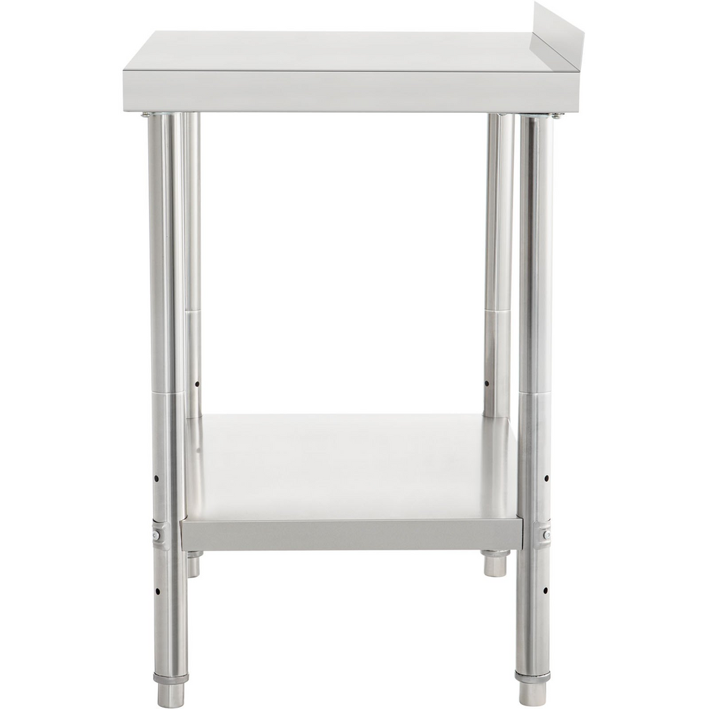 Mesa de preparación de acero inoxidable VEVOR 36 x 24 x 35 pulgadas capacidad de carga de 440 libras