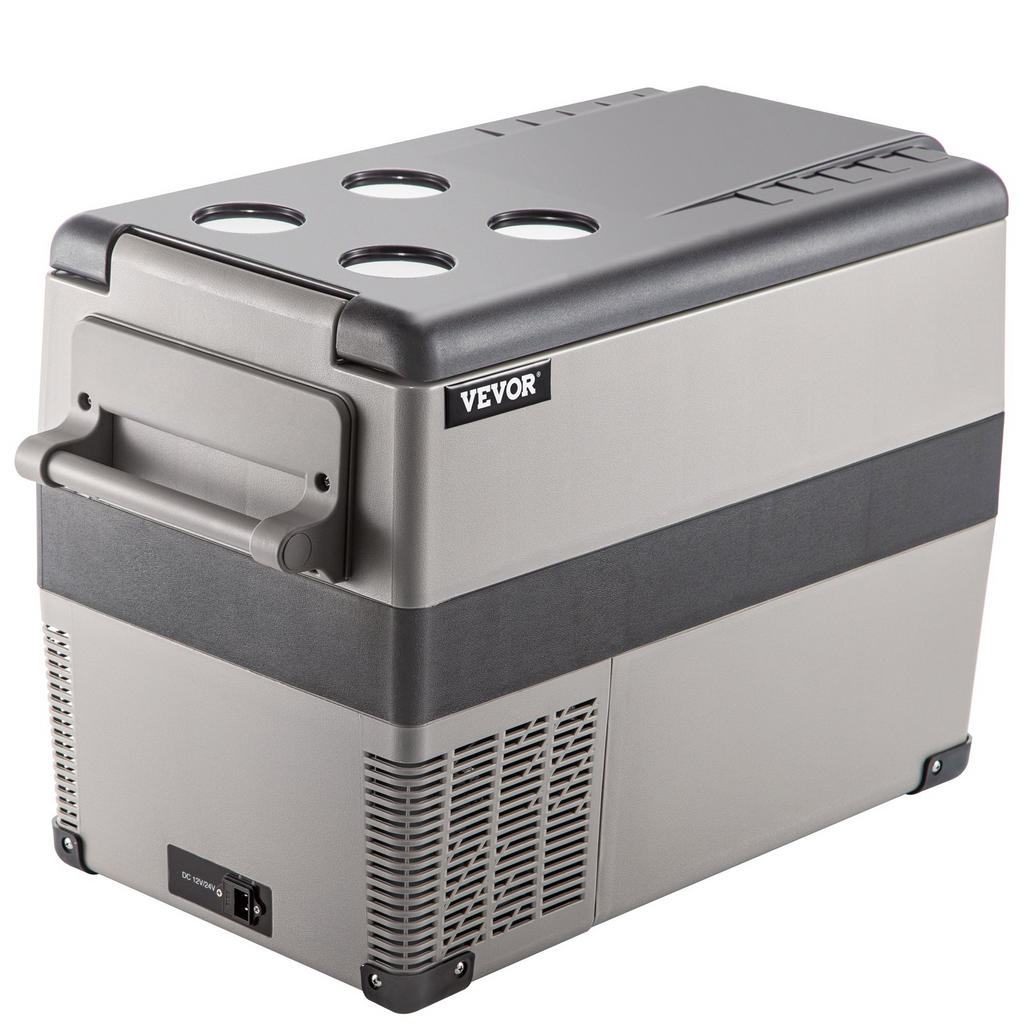 VEVOR Refrigerador portátil de 12 voltios 45 l (48 qt) de enfriamiento rápido con control por aplicación (-4 ℉ ~ 68 ℉)