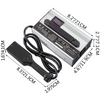 Cargador de batería para carrito de golf VEVOR de 36 V y 18 A con enchufe Powerwise y luces indicadoras LED