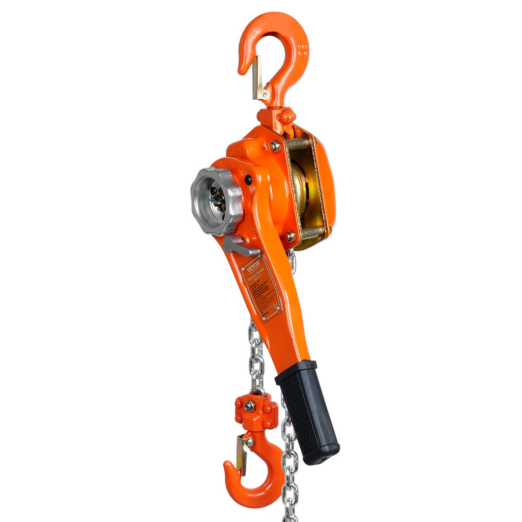 Polipasto de cadena manual VEVOR capacidad de 3/4 toneladas 1650 lb 10 pies