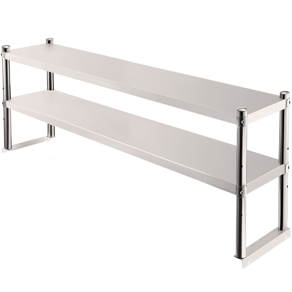 Estante doble VEVOR 60 pulgadas de largo x 12 pulgadas de ancho