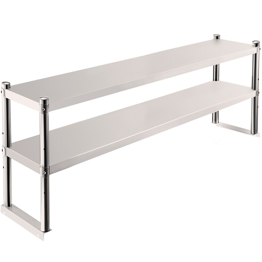Estante doble VEVOR 60 pulgadas de largo x 12 pulgadas de ancho