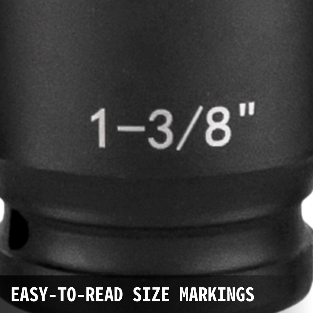 Juego de vasos de impacto VEVOR de 1/2 pulgada 43 piezas