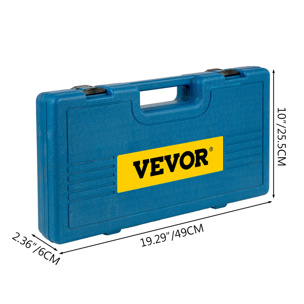 Juego de dados de impacto VEVOR de 1/2 pulgada 26 piezas de 6 puntas